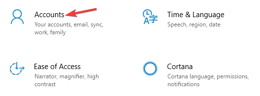 ustawienia kont aplikacji wordperfect nie't work